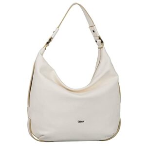 Gabor bags Malu Hobo Bag damska torba na ramię średnia, biały, 29x13x2