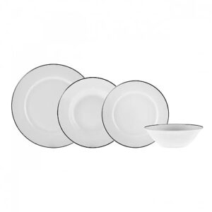 Karaca Rebeca - Porcelanowy Zestaw Obiadowy 16-częściowy dla 4