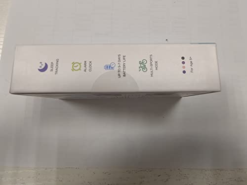 BIGGERFIVE Vigor 2 L - Monitor aktywności dla dzieci 5-15 lat, wodoodporny IP68, krokomierz, pulsometr, monitor snu, licznik kalorii, kolor liliowy - obrazek 4