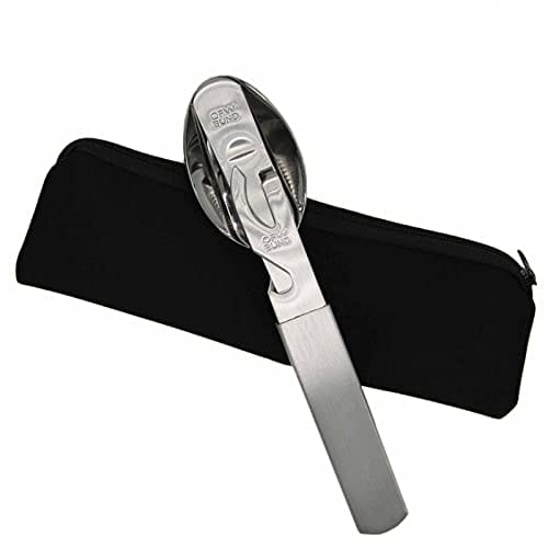 Zestaw sztućców wojskowych ze stali nierdzewnej, oryginalny zestaw szt