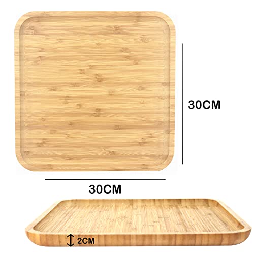 Bambusowa taca na herbatę dekoracyjna taca do serwowania - obrazek 6