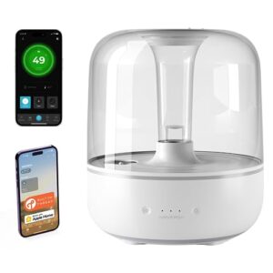 Airversa Humelle HomeKit Smart Humidifier z gwintem - Inteligentny wilżacz powietrza do Apple Home z technologią THREAD