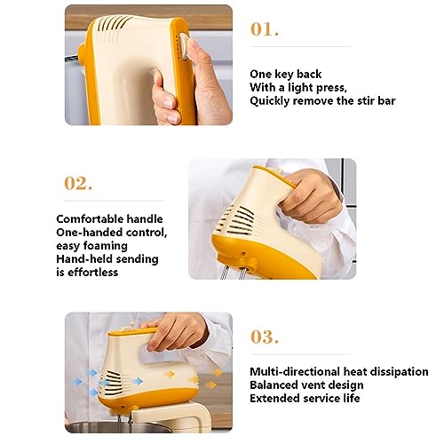 Mikser ręczny i stojący 2 w 1 robot kuchenny z miską do - obrazek 2