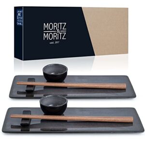 Moritz & Moritz Zestaw naczyń do sushi dla 2 osób, 10 części, zestaw d