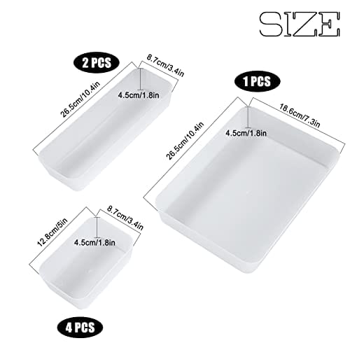 Pudełka Plastikowy organizer do szuflad 7 przezroczystych - obrazek 7