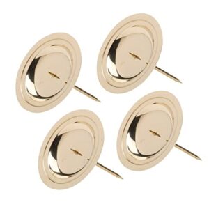 NKlaus 4 x wieniec adwentowy Ø 7 cm talerz wieniec adwentowy mosiądz z