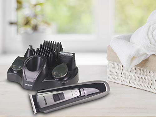 BEPER 40.742 maszynka do strzyżenia włosów i ciała, zestaw 10 w 1 - obrazek 10