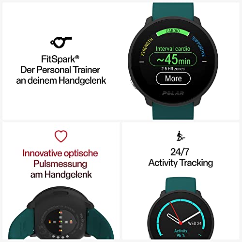 POLAR Unite - Wodoodporny zegarek fitness z monitorowaniem tętna i snu - obrazek 3