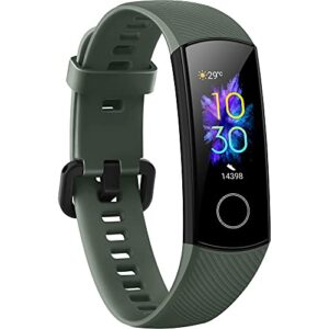 HONOR Band 5 - Bransoletka z Tętnem i SpO2 Monitorowanie, Wodoodporna IP68, Smartwatch dla Android iOS, Czarny