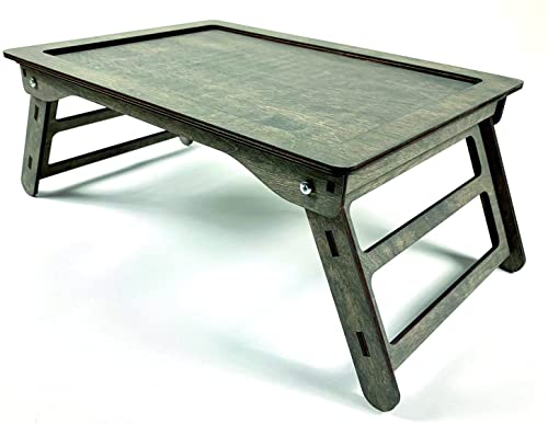 Bed Tray with Folding Legs Breakfast Table Laptop Table - obrazek 7