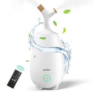 Sejoy 5L Ultrasonic Cool Mist - Humidifier dla dużych pomieszczeń, cicha praca, aromaterapia, zdalne sterowanie
