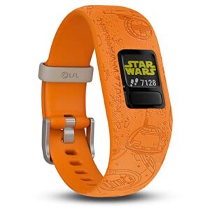 Garmin Vivofit Jr. 2 WW Kids Fitness Activity Tracker – Star Wars: Light Side - Zegarek aktywności dla dzieci z motywem Star Wars: Jasna Strona Mocy