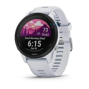 Garmin Forerunner 255 Music wh - solidne i trwałe monitory aktywności z długą żywotnością