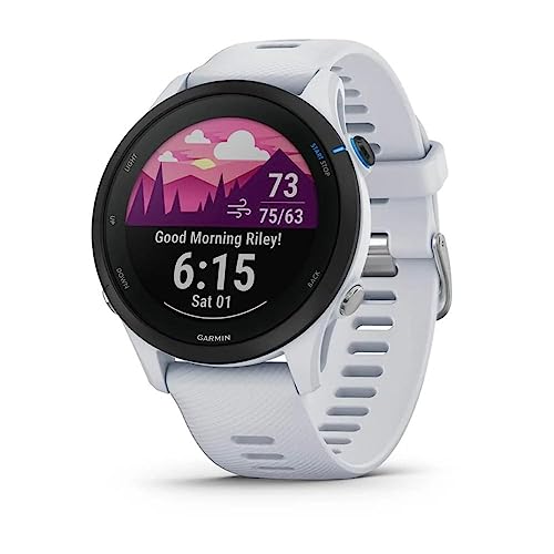 Garmin Forerunner 255 Music wh - solidne i trwałe monitory aktywności z długą żywotnością