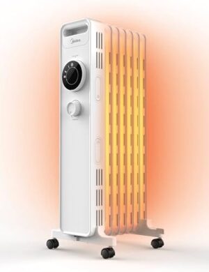 Midea NY1507-22M grzejnik olejowy 2000 W energooszczędny