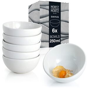 Miseczki Moritz & Moritz - Kompletny zestaw 6-częściowy, markowa jakość, wyprodukowane w Portugalii, łatwe w użyciu, idealny pomysł na prezent