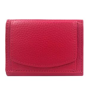 Mini portfel damski różowy S Nowoczesny