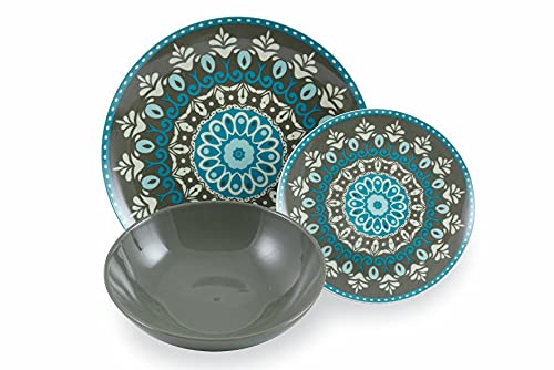 Villa D'Este Home Tivoli Cala Jondal Serwis Stołowy, Wielokolorowy, 18 - obrazek 4