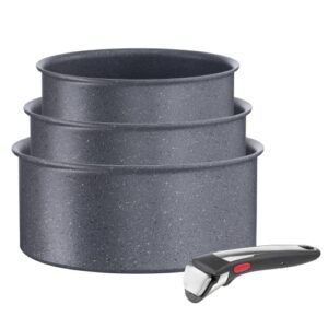 TEFAL L7669253 Zestaw patelni INGENIO Natural On, 16/18/20 cm i odpina