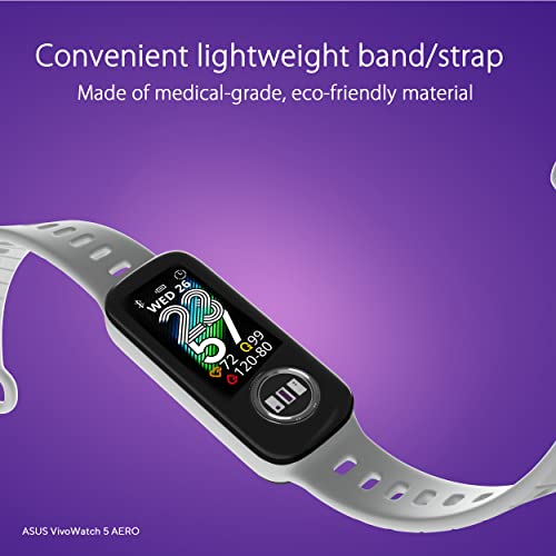 ASUS HC-C05 VivoWatch Aero 5 - Inteligentna bransoletka monitorująca kroki, tętno, sen i kalorie - obrazek 13