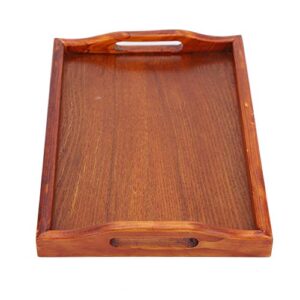 Duża prostokątna taca antypoślizgowa z uchwytem ​​wysokiej