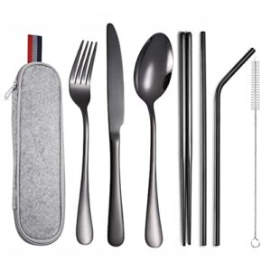 9 sztuk przenośnych przyborów ze stali nierdzewnej zestaw