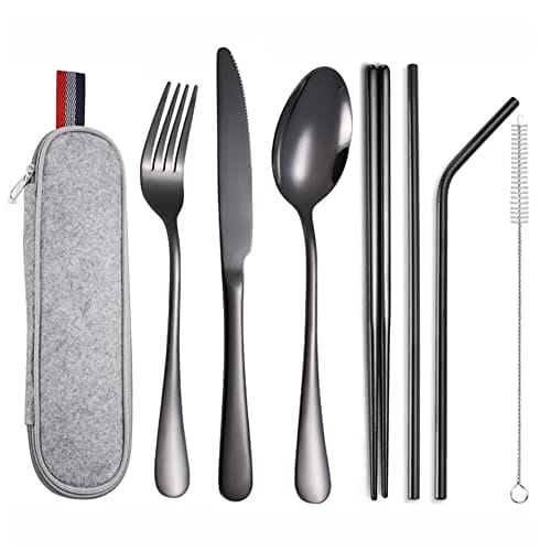 9 sztuk przenośnych przyborów ze stali nierdzewnej zestaw