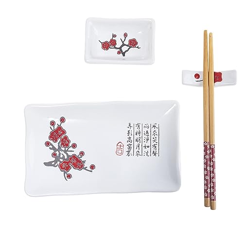 Lachineuse - Tradycyjny zestaw sushi z kwiatami wiśni - obrazek 3