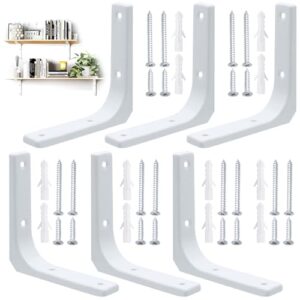 6 Stück Schwarz Regalträger ，Wandhalterungen Schwerlast 100