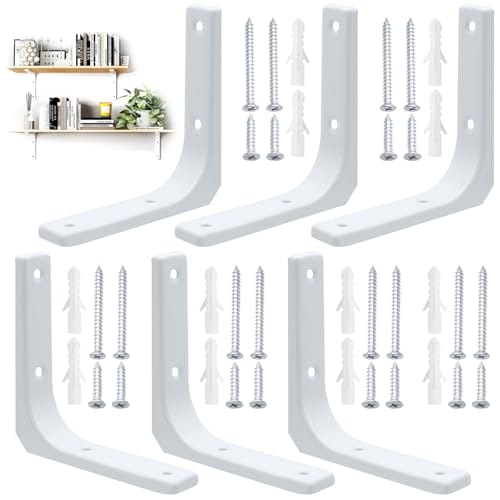 6 Stück Schwarz Regalträger ,Wandhalterungen Schwerlast 100