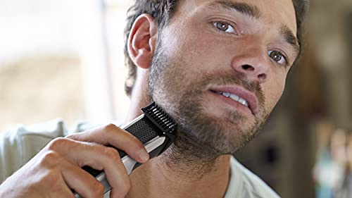 Philips BT5522/15 Beardtrimmer series 5000 Precyzyjne - PHILIPS, Prowadzi płasko przylegające włosy, Samoostrzące się ostrza, Precyzyjny trymer, 40 ustawień długości, Regulowana precyzja - obrazek 7