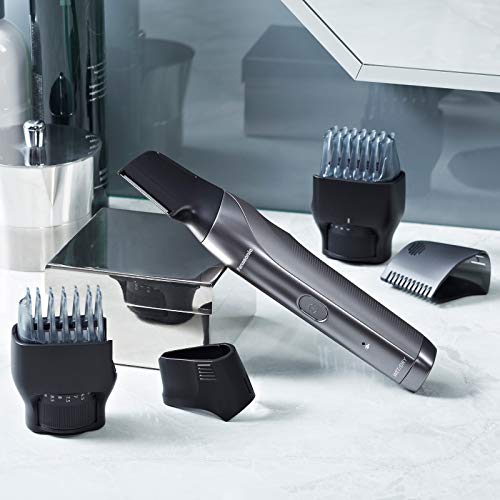 Panasonic i-Shaper Trymer Do Brody i Włosów, Czarno/Szary, 4 nasadki - obrazek 4