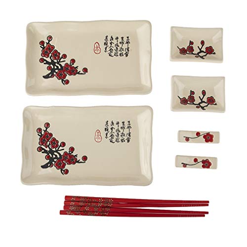 Lachineuse - Tradycyjny zestaw sushi z kwiatami wiśni - obrazek 4