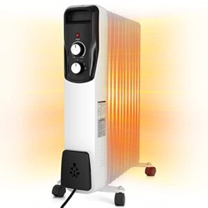 Elektryczny grzejnik olejowy 2500 W z 11 żebrami grzewczymi