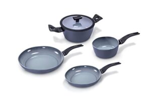 Moneta Set Pots & Pans Aluminium Grey Multiple Sizes