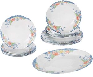 Dajar Florine Zestaw obiadowy Arcopal 19-elementowy szkło