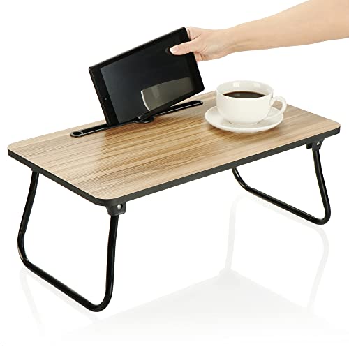 COM-FOUR® Stól do serwowania lózek - nowoczesny stolik kolanowy - skla - obrazek 3