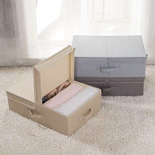 Składane płaskie pojemniki do przechowywania z pokrywką, specjalne do - obrazek 3