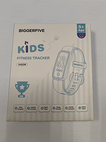 BIGGERFIVE Vigor Kids Fitness Tracker - Monitor aktywności dla dzieci w wieku 5-15 lat z pomiarem tętna, monitorowaniem snu i wodoszczelnością IP68 - obrazek 7