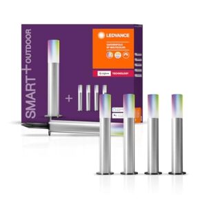 LEDVANCE Oprawa oświetleniowa ogrodowa typu smart LED: for uziemienie, SMART+ Gardenpole Multicolour / 8,50 W, 220…240 V, RGBW, 2000…6500 K, materiał: aluminum, IP65