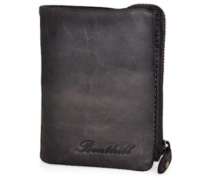 Benthill Mały portfel z prawdziwej skóry – damski portfel z