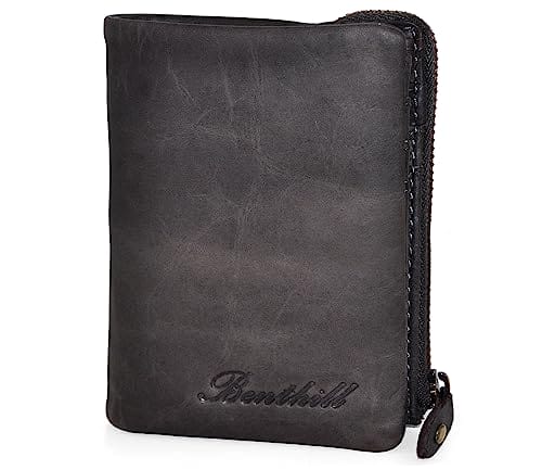 Benthill Mały portfel z prawdziwej skóry – damski portfel z