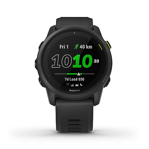 Garmin Forerunner 745 Smartwatch Do Biegania Czarny Odnowiony - Monitor aktywności z codziennymi zaleceniami treningowymi i ulepszonymi profilami aktywności