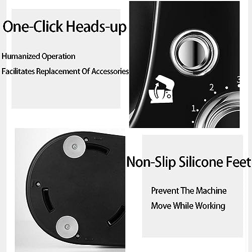 PAHION Robot kuchenny 600 W elektryczny mikser 6 biegów - obrazek 3