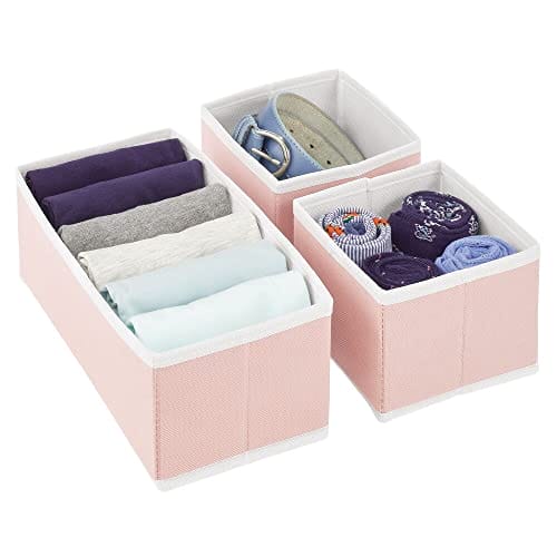 mDesign Elegancki organizer do szuflady – Materiałowe - obrazek 3