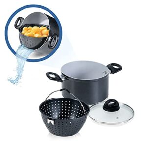 Genius Cerafit Magic Pot zestaw garnków 20 cm garnek 37 l z