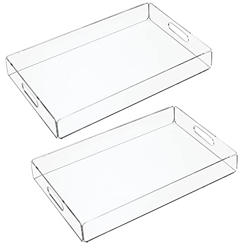 mDesign 2-częściowy zestaw tacy do serwowania – duża - obrazek 2