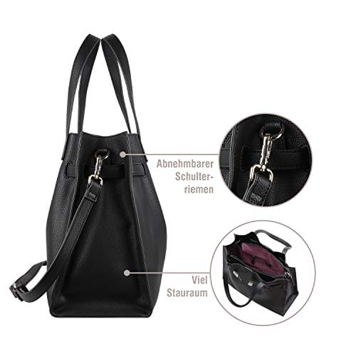 bugatti Chiara duża damska torba na ramię - torebka L torba - obrazek 3