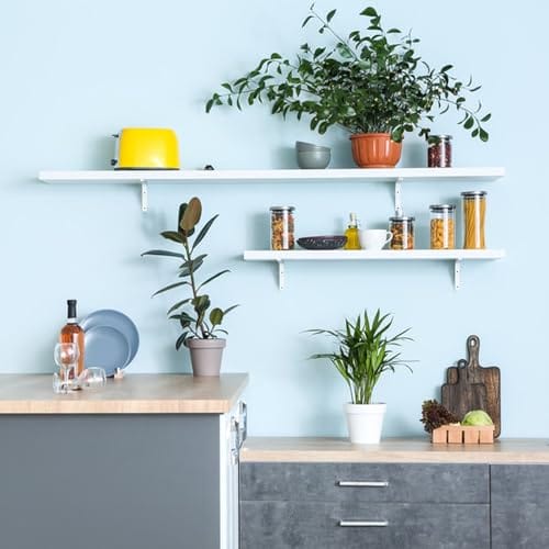 6 Stück Schwarz Regalträger ,Wandhalterungen Schwerlast 100 - obrazek 6