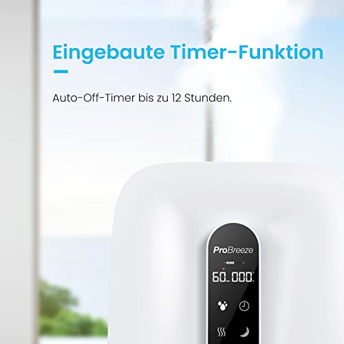 ProBreeze Nawilżacz Powietrza z Wyświetlaczem LED - obrazek 6